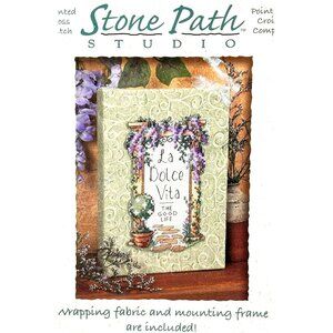 Cross Stitch Kit Dimensions Stone Path Studio La Dolce Vita Good Life Counted